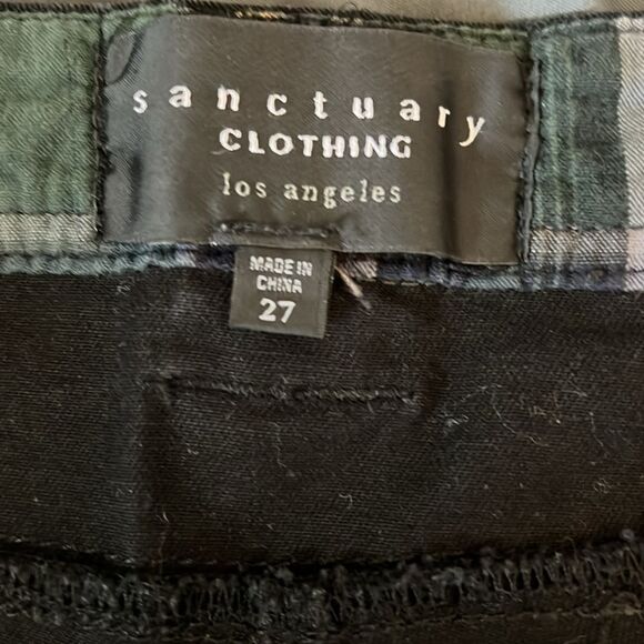 Sanctuary Black Cotton Cargo Pant Size 27 - Picture 3 of 10